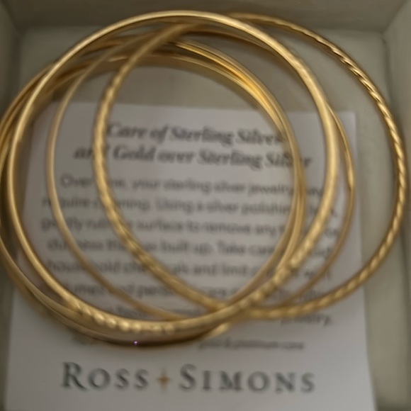FIVE ROSS AND SIMMONS 18K GOLD OVER STERLING - Picture 3 of 8